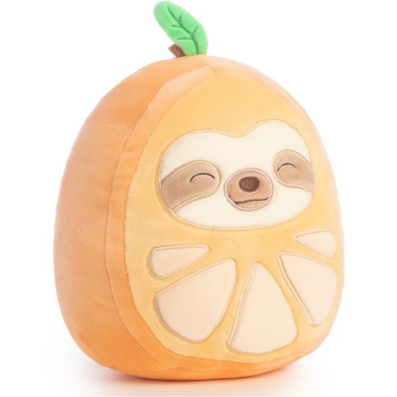 Simon The Orange Sloth Squishmallow Plush Toy - Picture 1 of 5